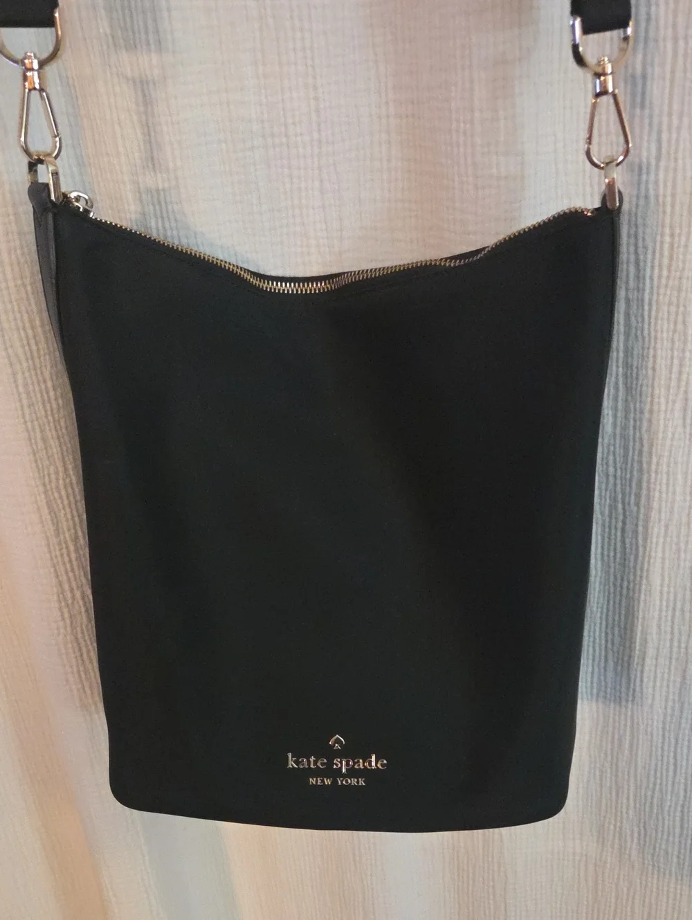 Kate Spade Black Nylon Duffel Bag